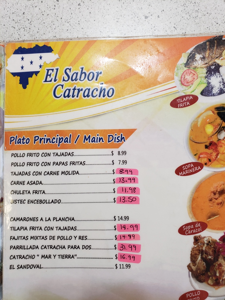El Sabor Catracho Menu - Image 6